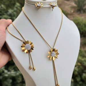 parure flower 4ps inoxydable