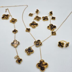 parure van cleef 4ps inoxydable