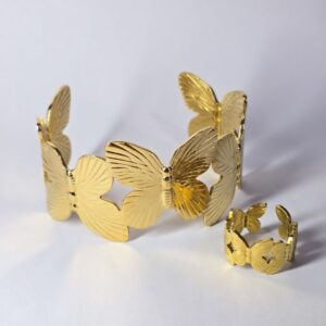 Bracelet et bague inoxydable